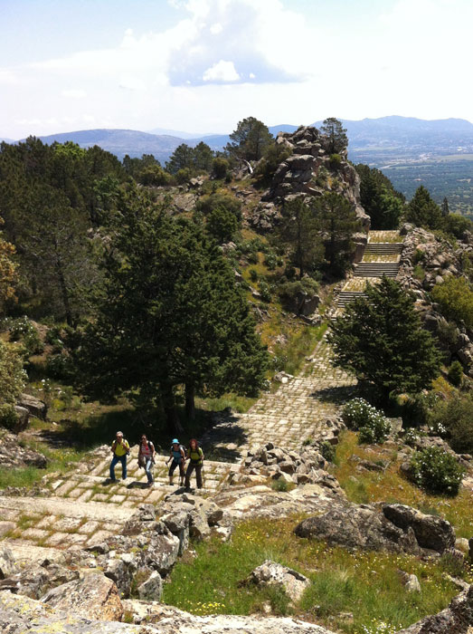 V&iacute;a crucis del Valle de los Ca&iacute;dos desde la Jarosa. Foto: E Plaza